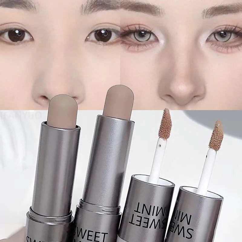 Matte Concealer Contour Stick Moisturizing Lasting Smooth 3D Nose