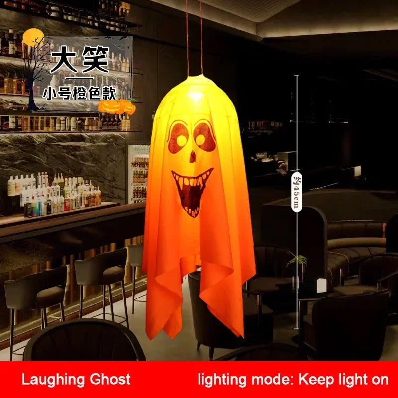 2025 Halloween LED Night Light Ghost Party Home Decoration Indoor Zpaxo Other YellowLaugh