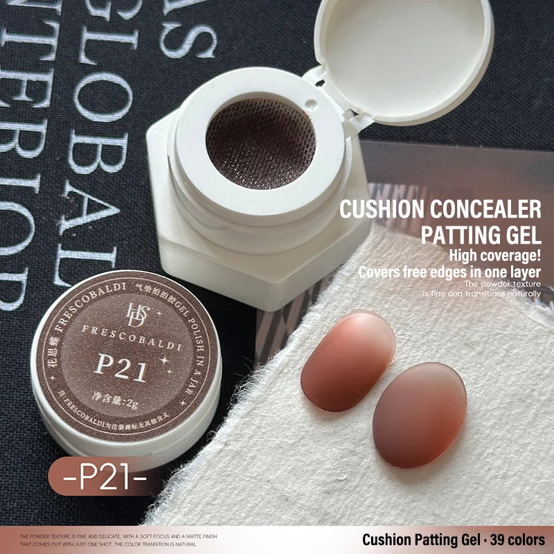39 Colors Cushion Ombre Painting Nail Gel No Wipe Highly Saturated