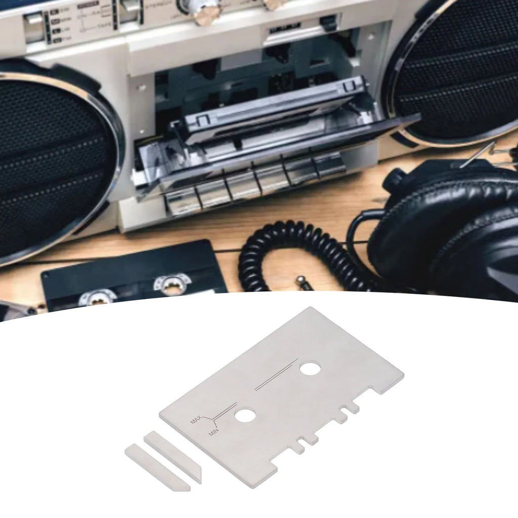 Head Gauge Mechanical Alignment Silver Cassette Stainless Steel