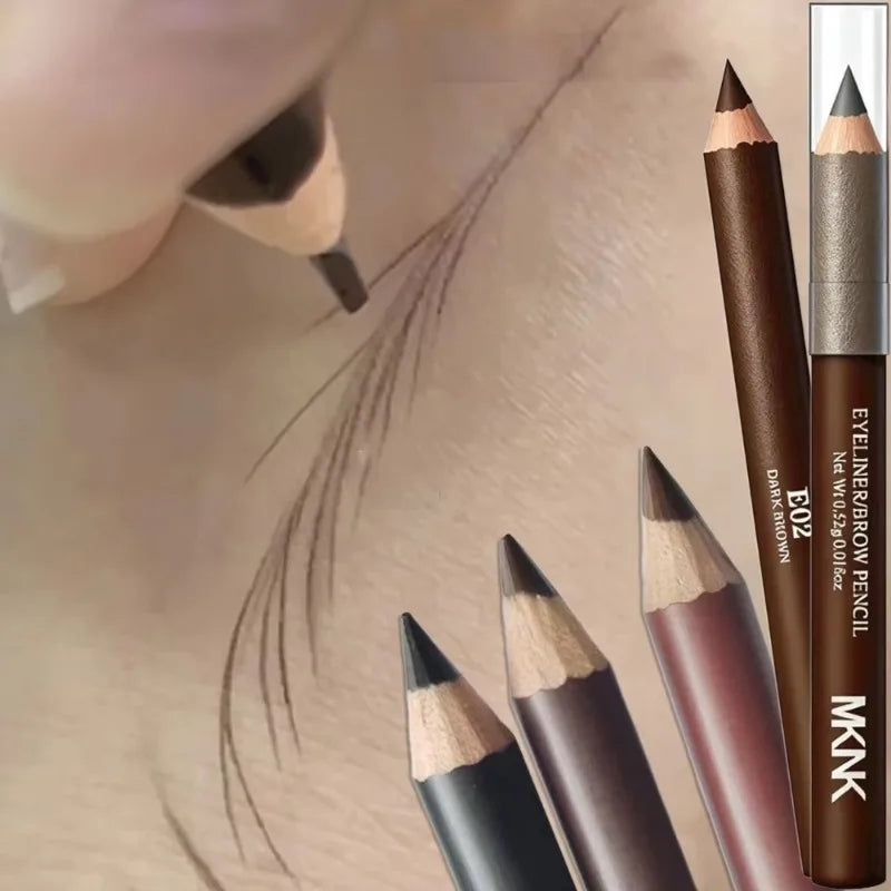 1- Waterproof Black Brown Eyebrow&eyeliner Pencil Long Lasting Sweat