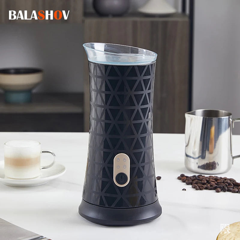 Electric Milk Foamer 220V Automatic Hot and Cold Milk Frother for Latte Chocolates Cappuccino Milk Foam Maker Coffee Machine Zpaxo