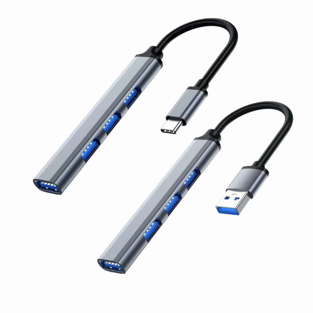 Aluminum Alloy Splitter Multi-function One Drag Four Hubs Hub Zpaxo