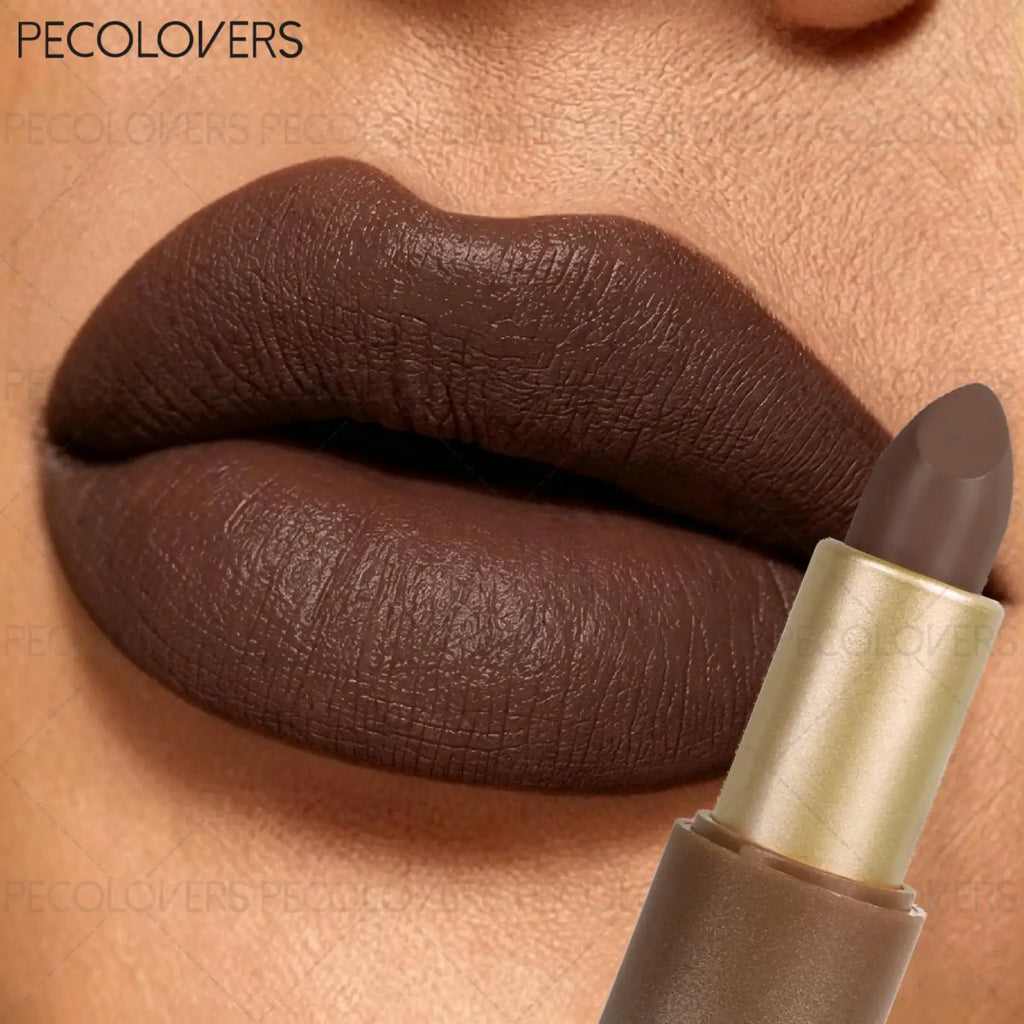 24 Hour Lipstick Women Lasting Natural Brown Colorfast Colors Makeup