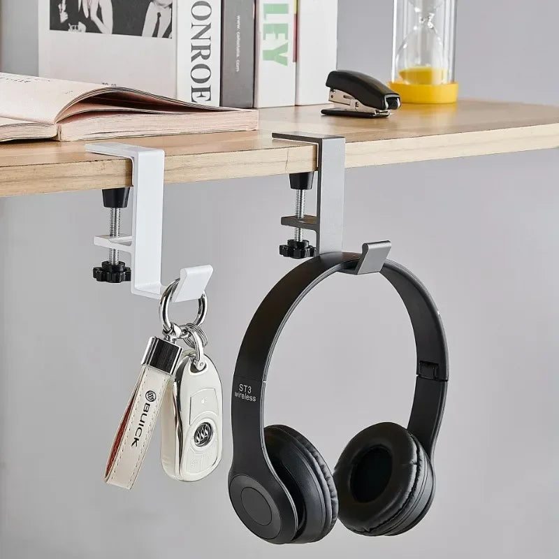Adjustable Desk Edge Hook Gaming Headset Hanger Backpack Storage Zpaxo