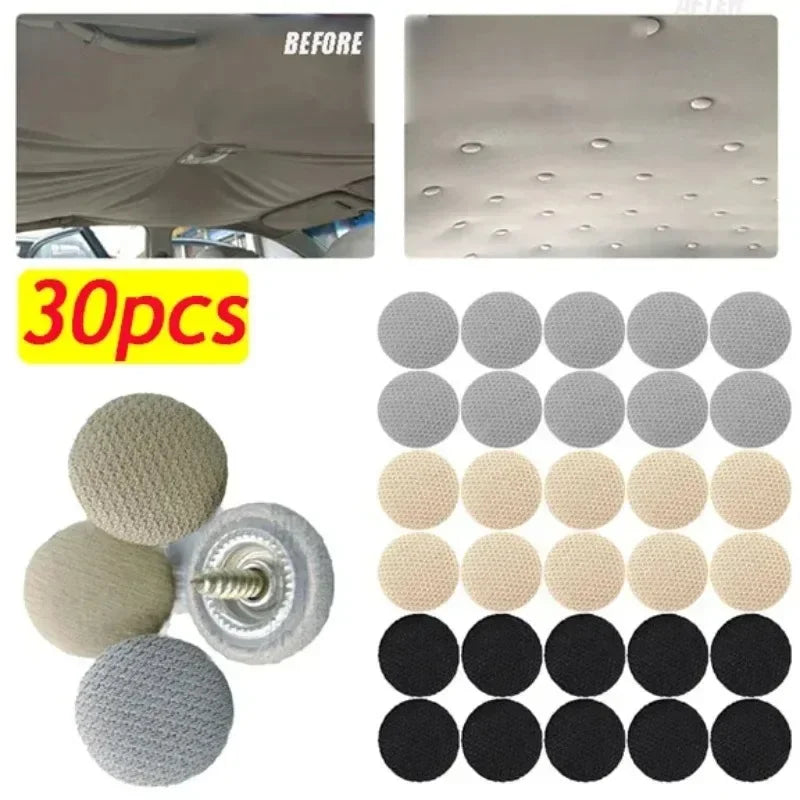 Car Headliner Roof Fixing Snap Rivets Buckles – 10-Pack