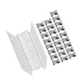Garden Glass Glazing Clips Stainless Steel W Z Overlap Brackets Mini Zpaxo Silver
