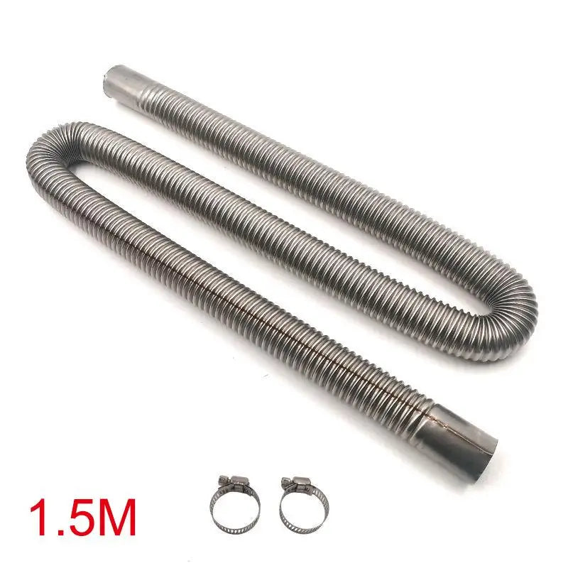Vent Hose 60- Stainless Steel Tube Car Air Heater Clamp Zpaxo A4
