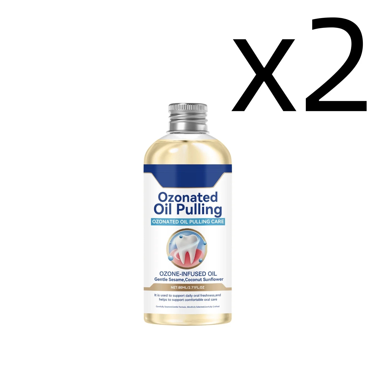 Jaysuing Mint Mouthwash – Fresh Breath & Deep Oral Clean 80ml Oral Care Mouthwash Zpaxo 80ml X 2PCS One Unit adults