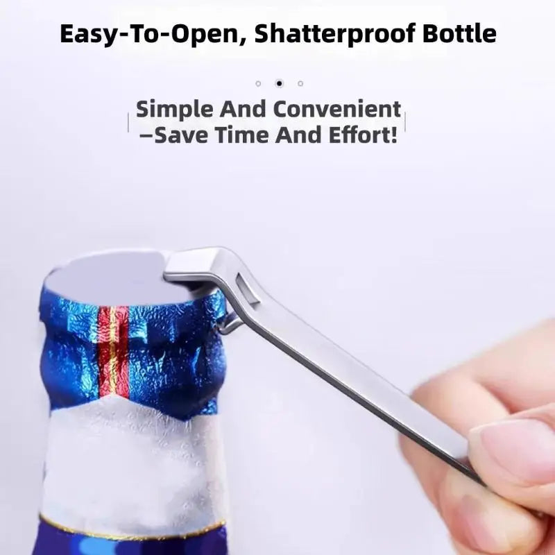 Travel Friendly Nonrust Steel Peroral Vials Opener Portable Durable