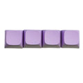 652F 4pc PBT Keycaps Set Customizable Keycaps Mechanical Keyboards Keycaps for Smooth Typing Experiences User Friendly Design Zpaxo for Purple CN