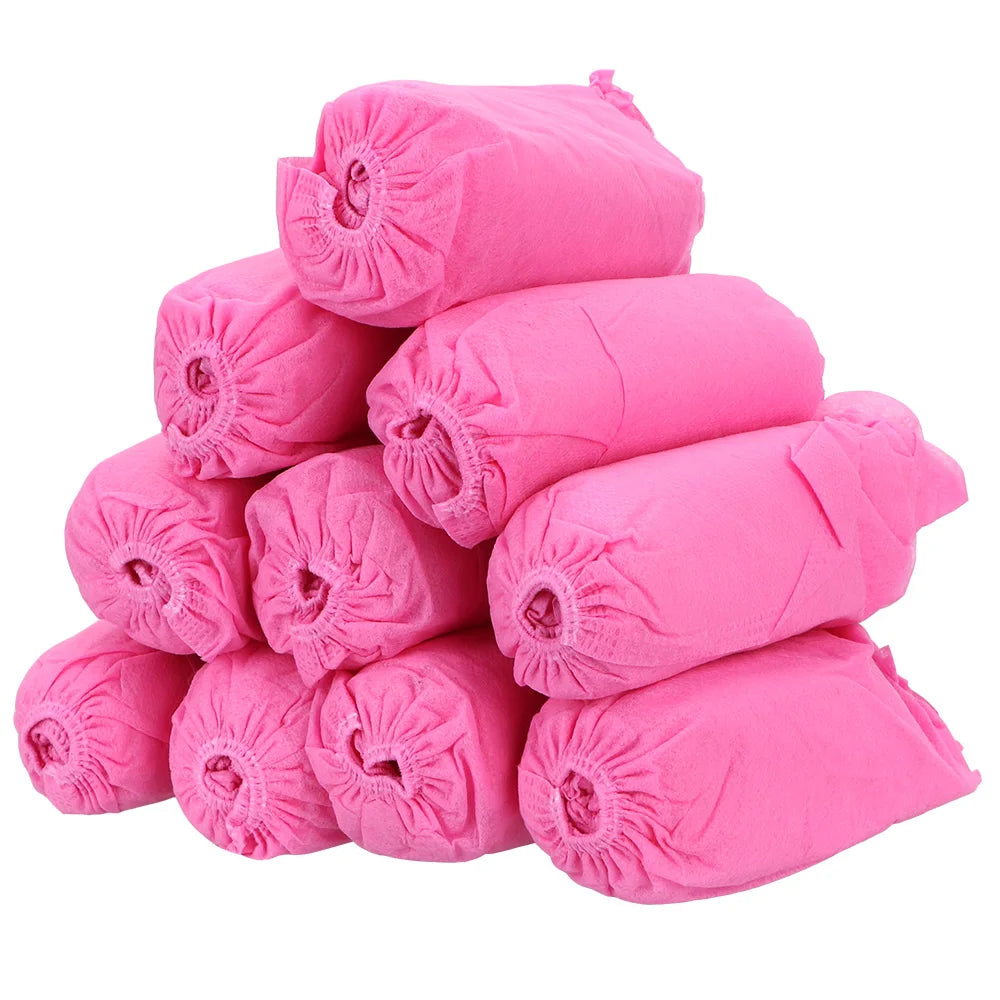Anti-slip Shoe Covers Elastic Band Breathable Dustproof Disposable