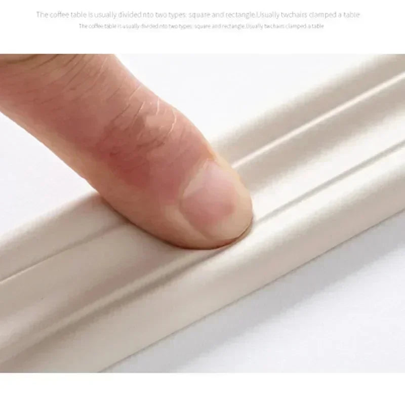 5M NBR Soft Wall Trim Lines Self-adhesive Skirting Decor Strip