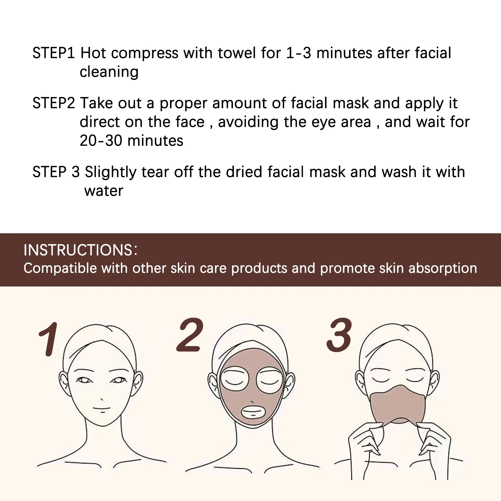 Jaysuing Firming Brightening Peel-Off Facial Mask 100g Peel-Off Face Mask Zpaxo