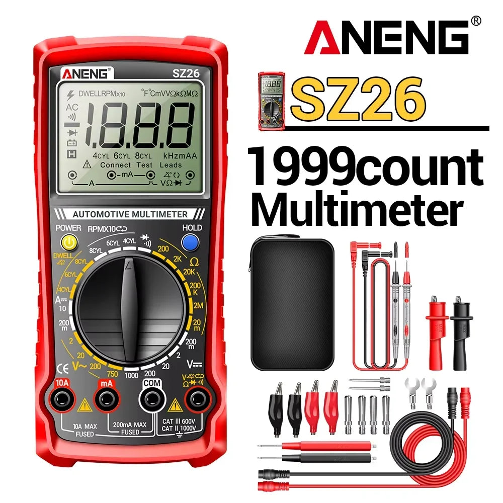 Precision Digital Display Auto Repair Electrician Testing Instrument