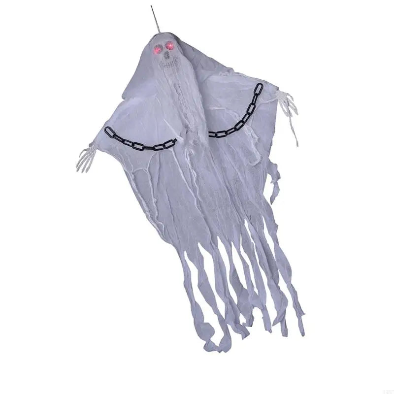 Halloween Hanging Ghos Iron Chain Glowing Skull Decoration