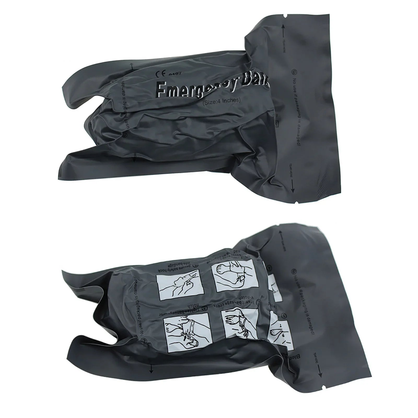 4 Israeli Bandage Rescue Wound Dressing Emergency Compression Battle