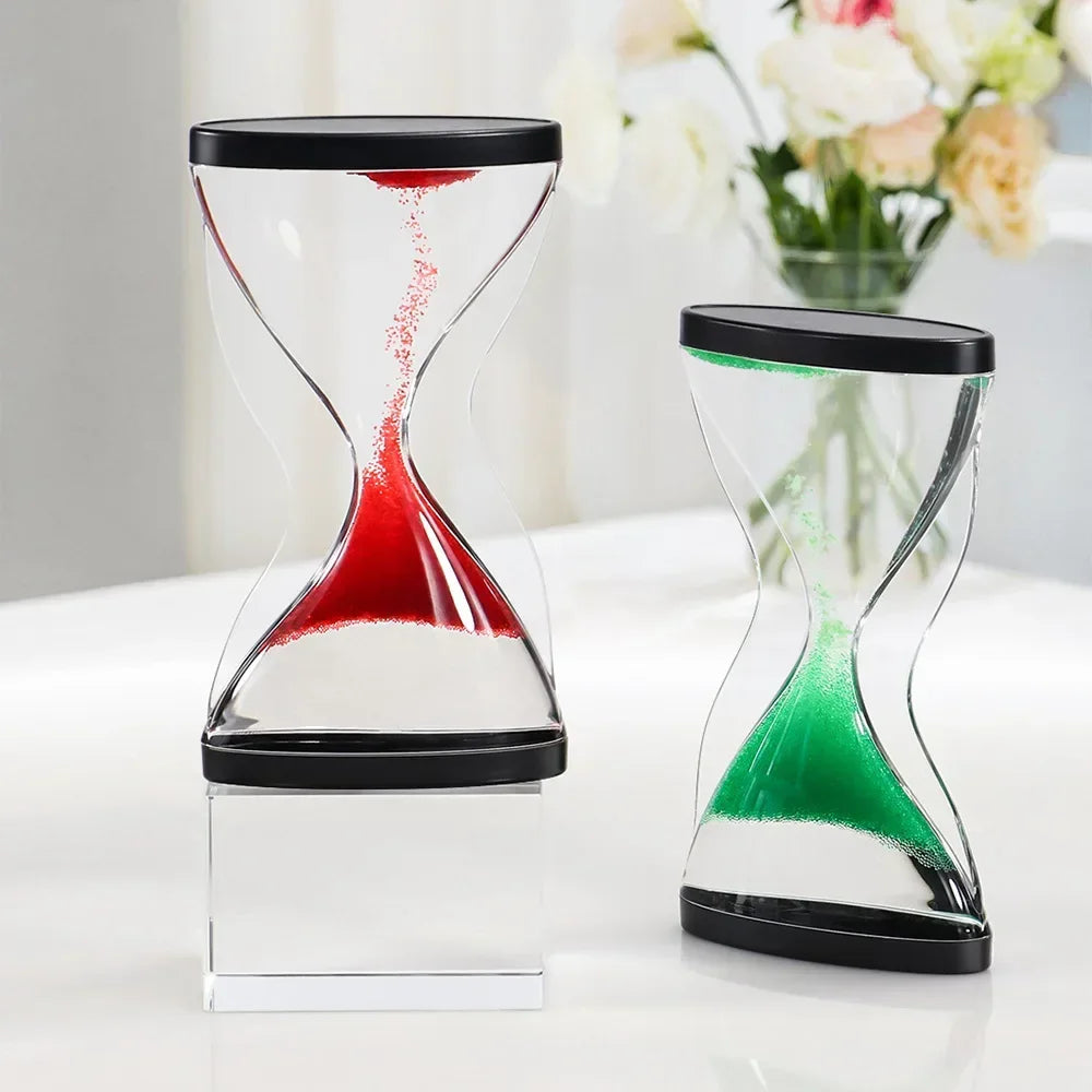 3 Colors Creative Upward Flowing Home Hourglass Timer Stress Reliever Office Desktop Ornaments Home Decoration Crafts Zpaxo