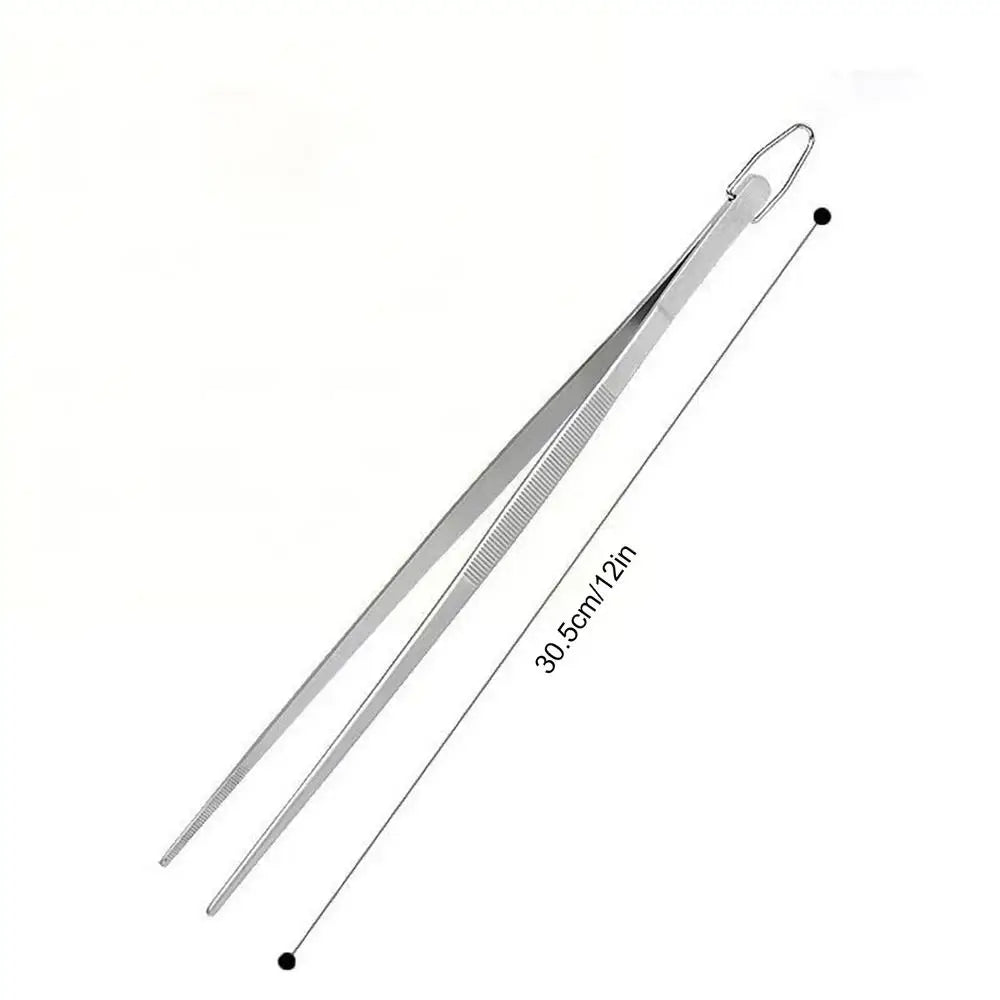 Stainless Steel Kitchen Tongs – Non-Slip BBQ & Cooking Tongs Cooking Tongs Zpaxo sharp mouth