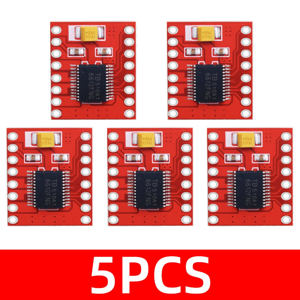 TB6612FNG Dual Motor Driver 1A Control Module Arduino Microcontroller Zpaxo 5pcs
