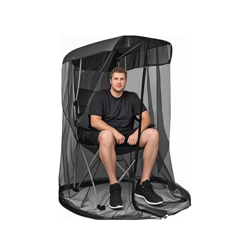 Foldable Waterproof Fine Mesh Chair Cover Mosquito Protection
