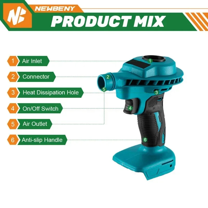 1 Cordless Air Dust Machine Efficient Rechargeable Vacuum Clean