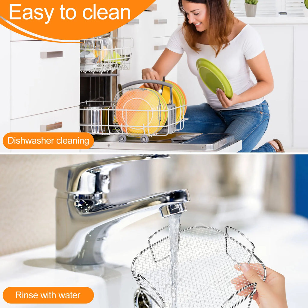 Multifunctional Roasting Rack 1/2 PCS Compatible Airfryer Dehydrator Steamer Roasting Cooking Tools for Air Fryer Accessories Zpaxo