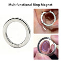 Multifunctional Nail Art Cat Eye Circular Magnet Suck Hollow Ribbon Effect Super Strong Magnet Ring Manicure Magnetic Tools Zpaxo Circular Magnet