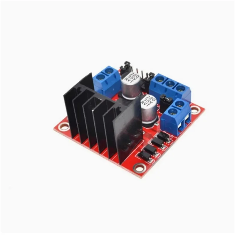 L298N dual motor drive board L298 two-way 2-step motor module intelligent car robot accessories Zpaxo