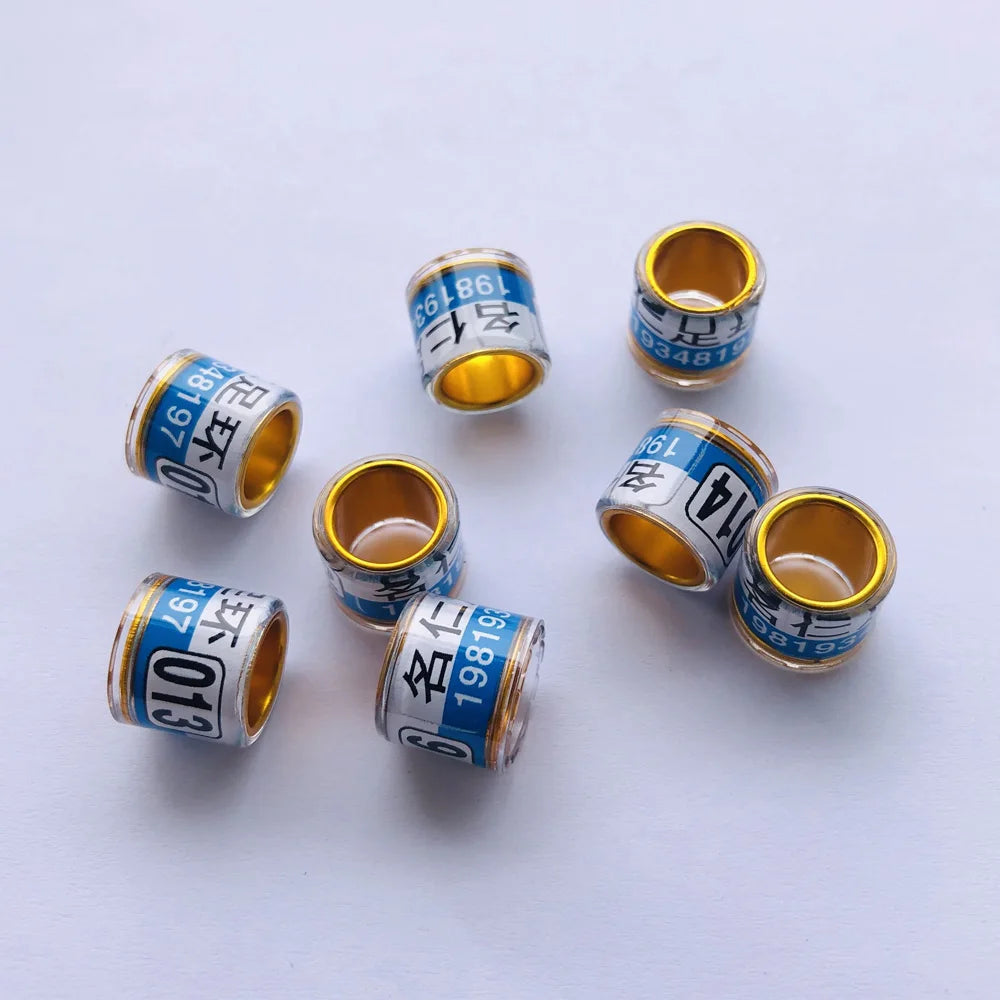 Custom Pigeon Rings Name Phone Number Aluminum Inner Diameter Bird