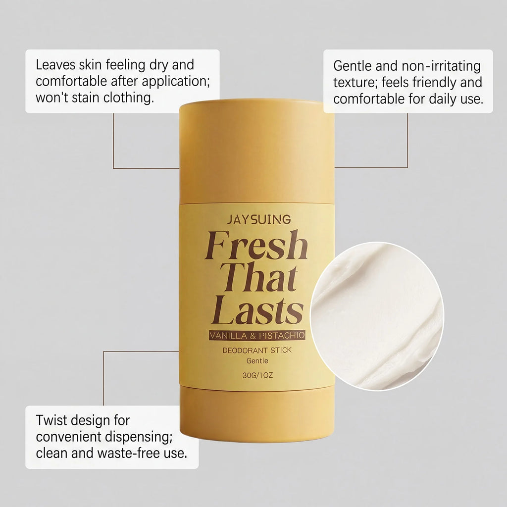 Vanilla Deodorant Antiperspirant Stick | Odor Control 30g Deodorant Stick Zpaxo