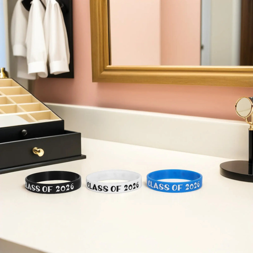 Silicone Wristbands Graduation Class 2026 Inspirational Party