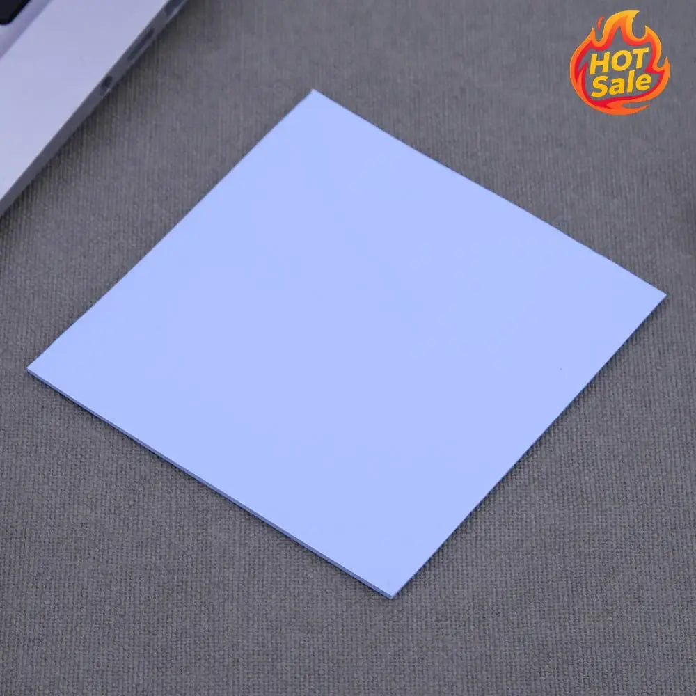 100x100mm Silicone Thermal Pad Sheet Computer CPU Graphics Chip Heat Sink Zpaxo
