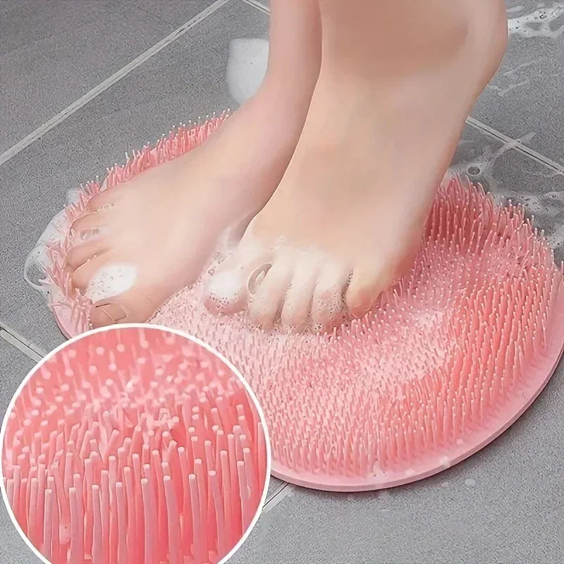 1pcs Lazy Back Rub Artifact Wall Rub Mud Bath Brush Rub Artifact Back Dont Ask for Help Bath Towel Painless Rub Foot Pad Zpaxo