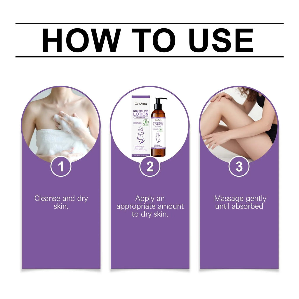Lavender Body Lotion for Dry Skin Winter Skincare Deep Nourishing Rich Cream with Coconut Oil Christmas Gift New Year Present Zpaxo
