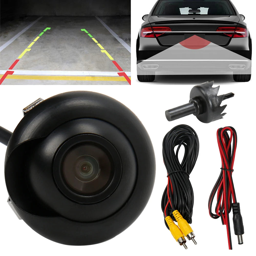Car Backup Camera Rear HD 170 degree Wide Viewing Angle CCD Camera Wide Angle Reversing Backup Auto Night Vision 6M for Trucks Zpaxo