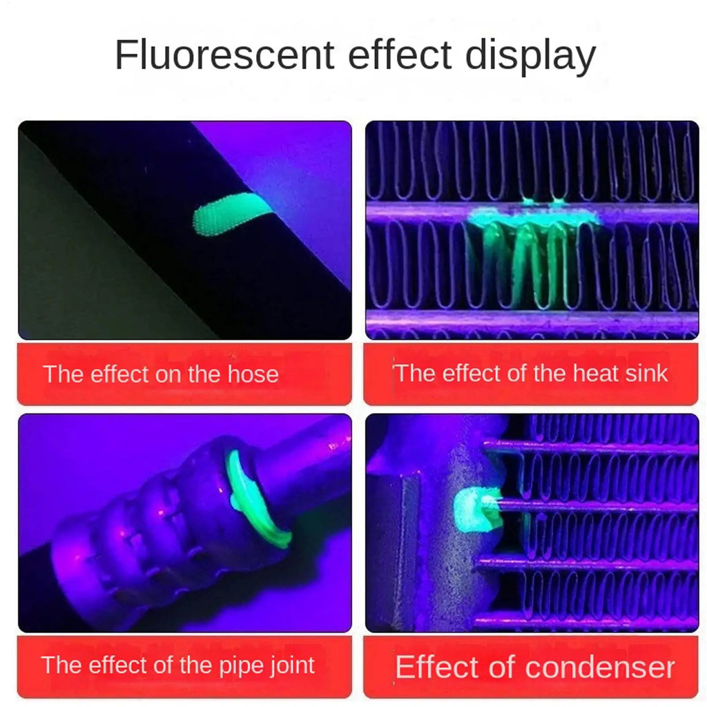 AC Leak Detector Protective UV Flashlight Accurate Dye Detection Tool