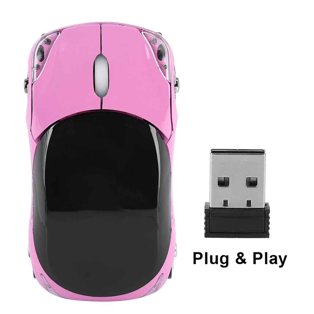 Car Mouse Wireless Optical 1600DPI Mac ME Windows Tablet Gaming Office