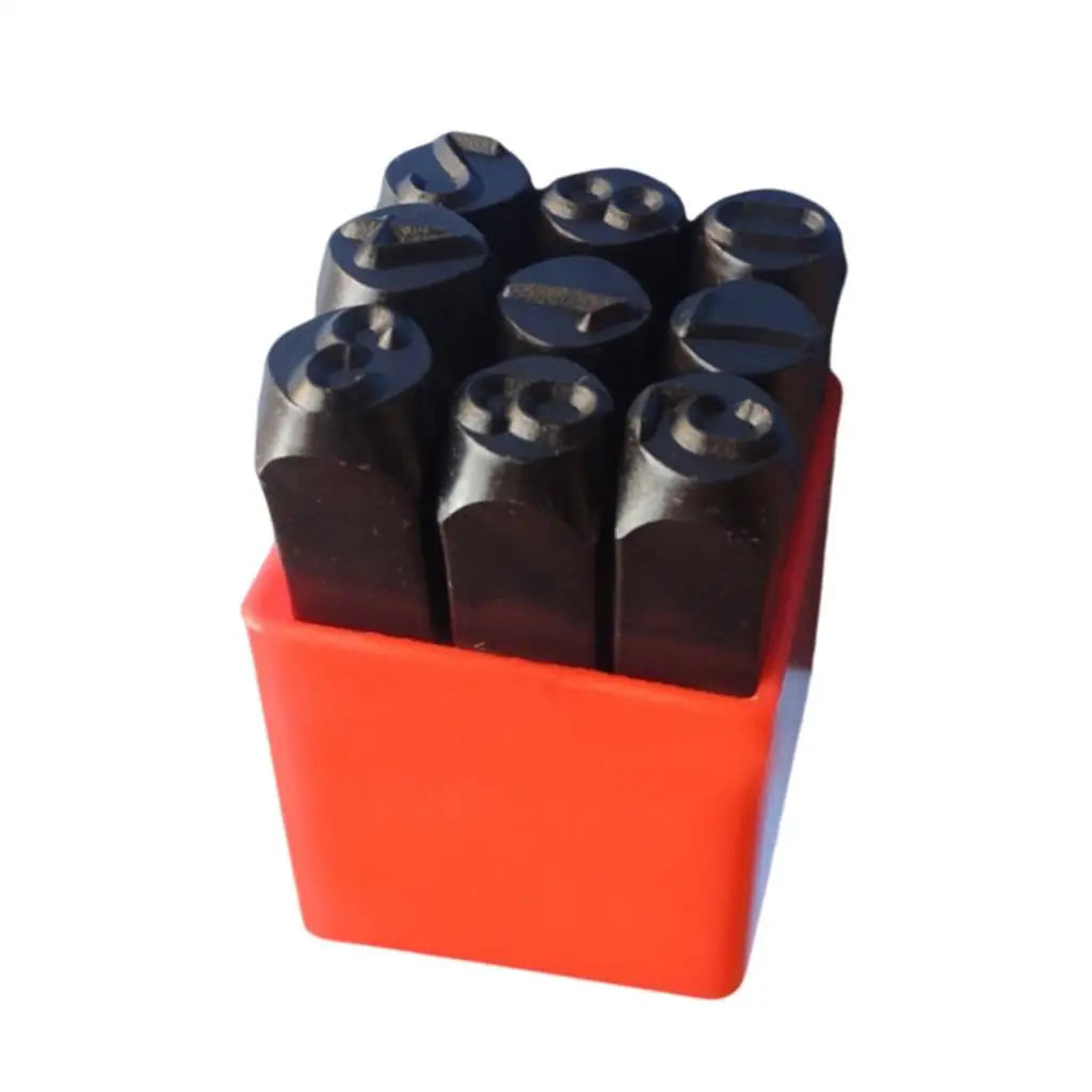 Steel Letter Number Stamp Precision Punch Set for Leather Craft Tools DIY Metalworking and Wood Personalization Zpaxo