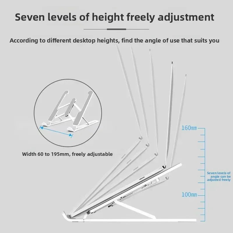 Tablet Stand Holder Folding Heat Dissipation Storage Lifting Zpaxo