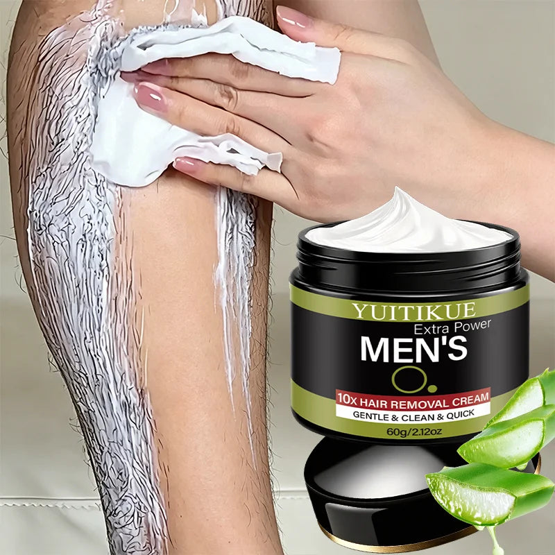 YUITIKUE Men's Hair Removal Cream – Gentle, No Irritation Hair Removal Cream Zpaxo