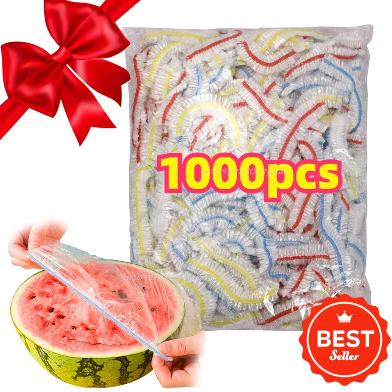 Cling Film Cover Cling Bag Elastic Mouth Household Cling Film Cling Cover Colorful Disposable Cling Cover Food Zpaxo