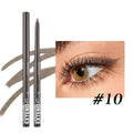 12-Color Waterproof Eyeliner Gel Pencil Long-lasting Makeup Smokey
