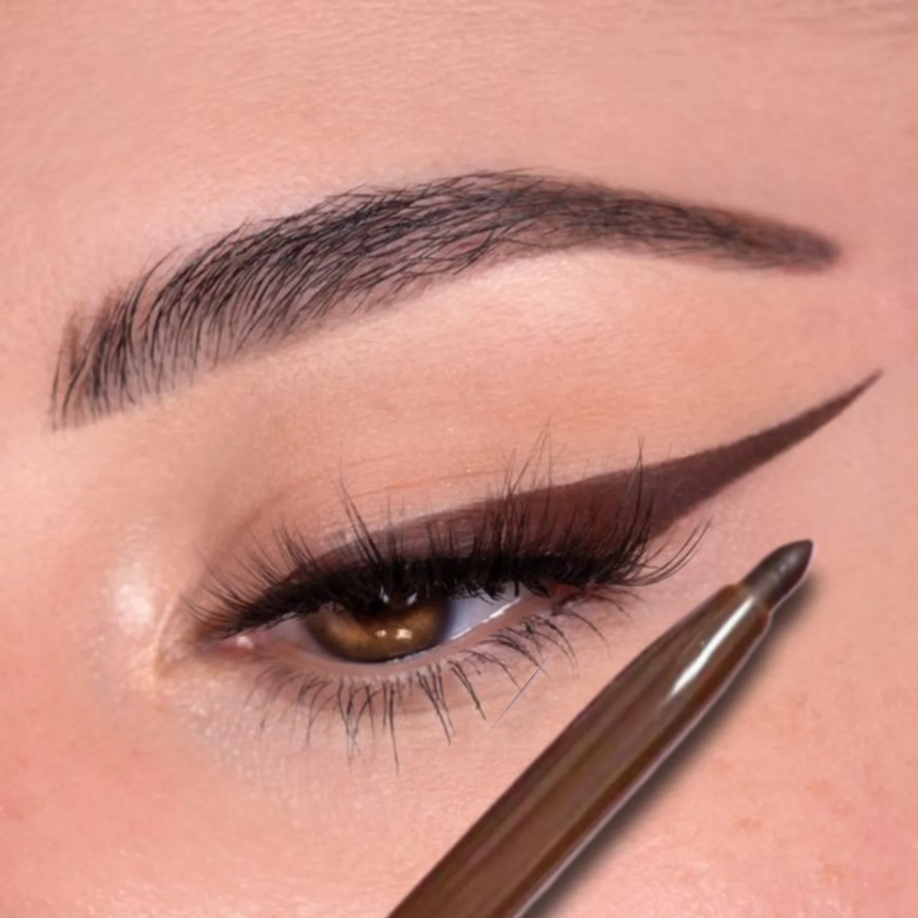 Waterproof Black Brown Eyeliner Gel Pencil Ultra-fine Matte Smooth Quick Dry Non-Smudge Easy Wear Eyeliner Pen Makeup for Eyes Zpaxo