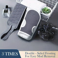 Exfoliating Body Scrubber Back Bath Glove Shower Loofah Sponge Deep