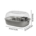 Hamster Cage Mouse Habitat Clear Acrylic Openable Portable Small