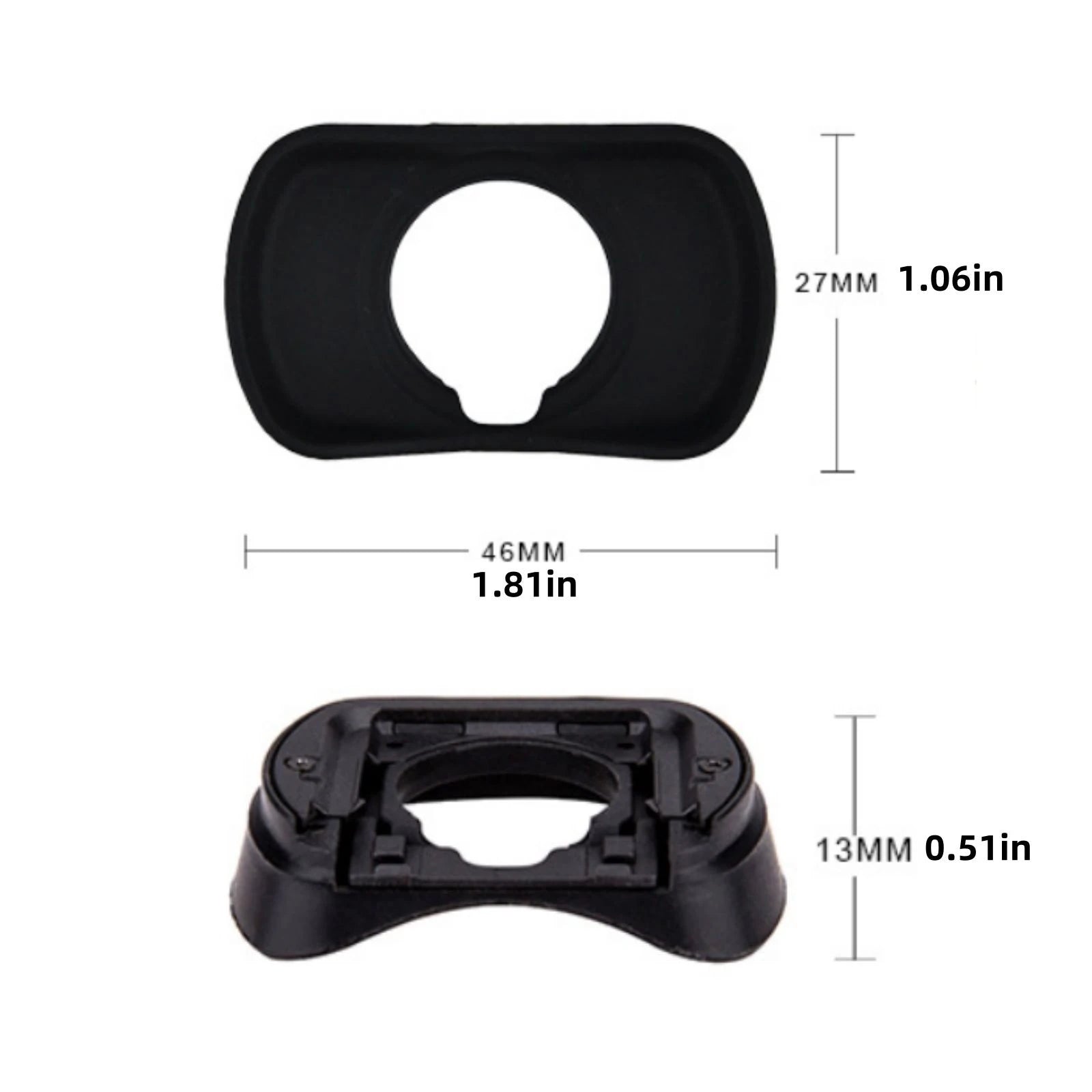 Soft Silicone Eyecup Eyepiece Viewfinder Eye Cup Fujifilm X-T1 X-T2