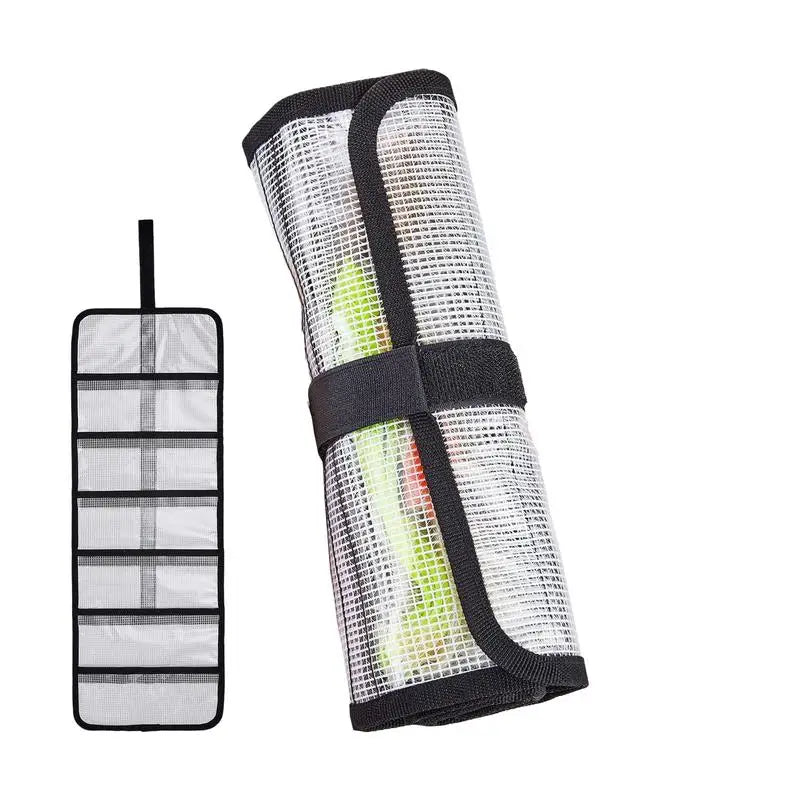 Fishing Lure Wraps PVC Roll Up Bait Protective Covers Portable