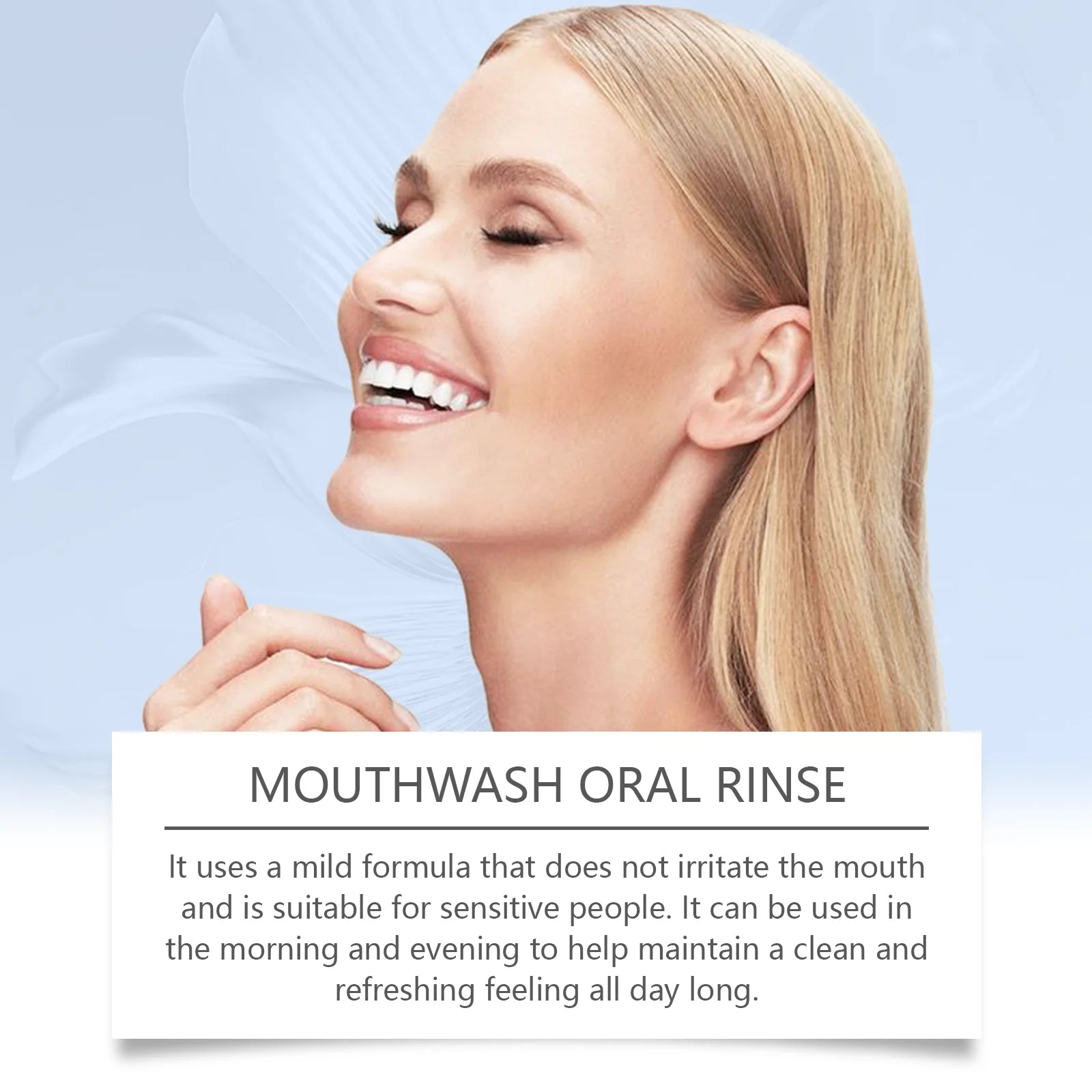 Fresh Breath Mouthwash - Herbal Gum-Care Mouthwash for Oral Care, Eliminating Bad Breath, Freshening the Mouth Zpaxo