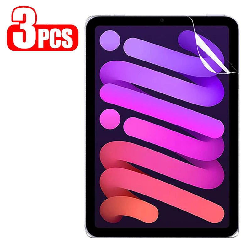 3pc PET Soft Film For iPad Pro 11 2022 2021 iPad 10th generation Air 5 4 10.9 Screen Protector For iPad 10.2 9th 8th 7th Pro 9.7 Zpaxo